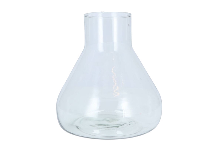 <h4>Glass Roca Milk Bottle Clear 22x25cm</h4>