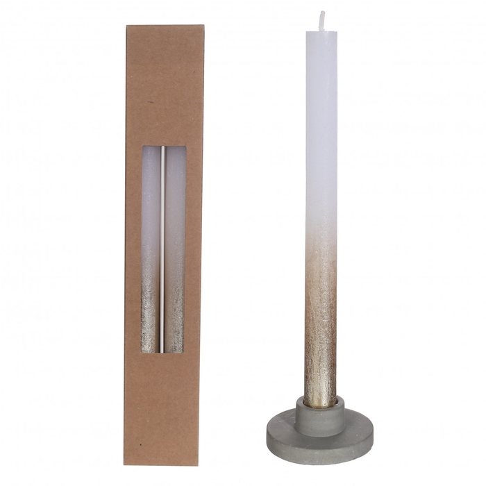 <h4>Candle Gold spray d2.1*25cm x2</h4>