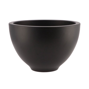 Vinci Matt Black Bowl Sphere Shaded 27x18cm