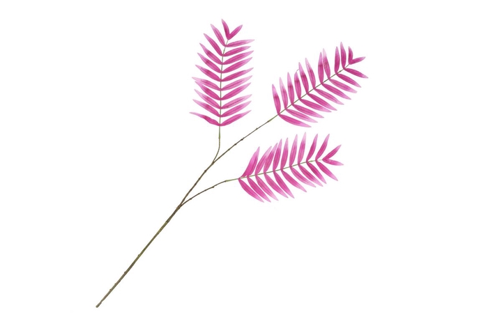 <h4>Silk Palm Leaf Purple 87cm</h4>