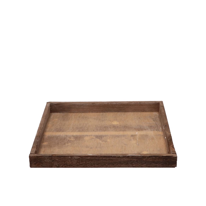 <h4>Wood Tray Grey 30x30x3cm</h4>