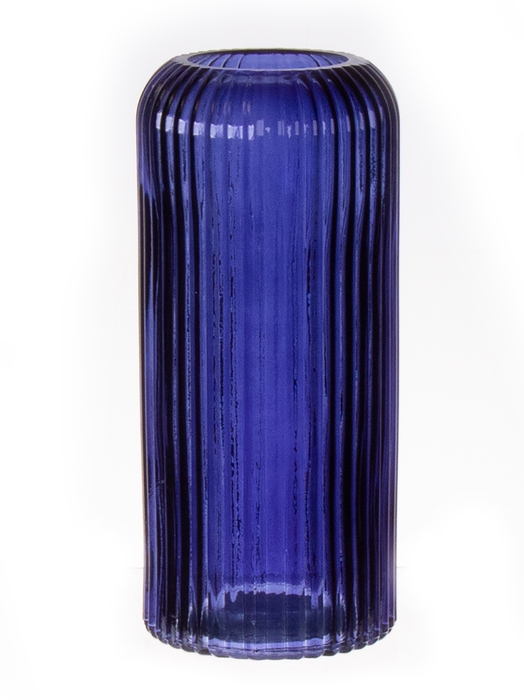 <h4>DF02-664550100 - Vase Nora d6/8.7xh20 dark blue transp</h4>