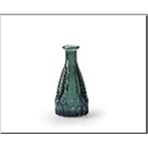 Vase Bottle Ø7x14 Green 48865