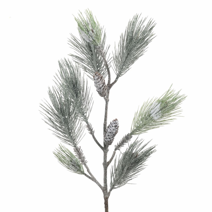 <h4>Af Pinus +cones L97cm Snow</h4>
