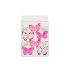 Pics De Décoration Papillon Sur Clip Rose 5-8cm Mix Par 10 Pièces