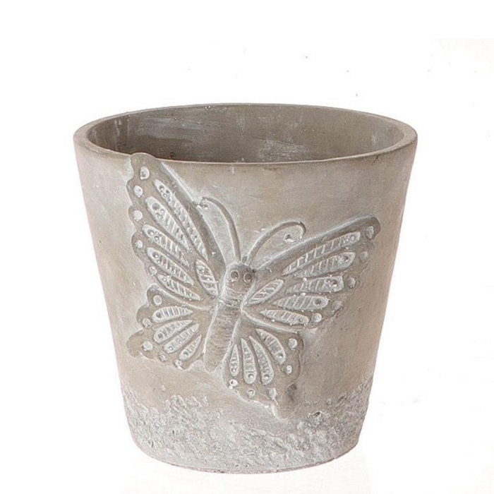 <h4>Ceramics Butterfly pot d18.5*17cm</h4>