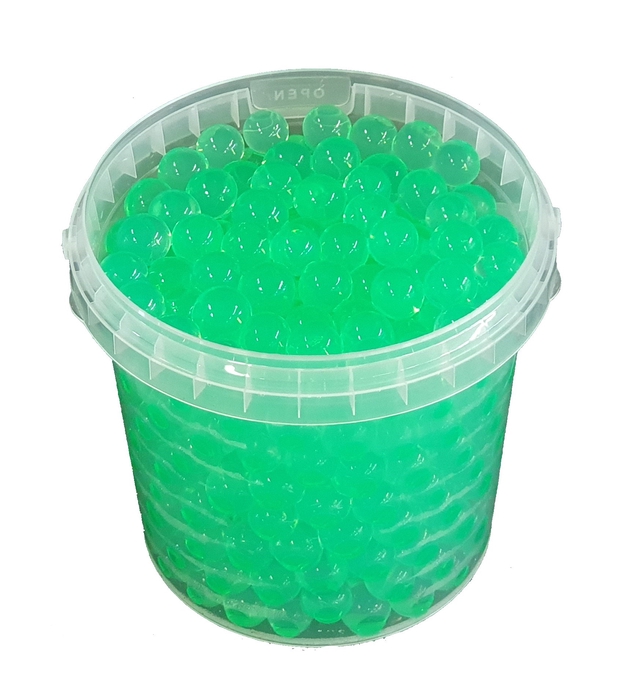 <h4>Gel pearls 1 ltr bucket light green</h4>