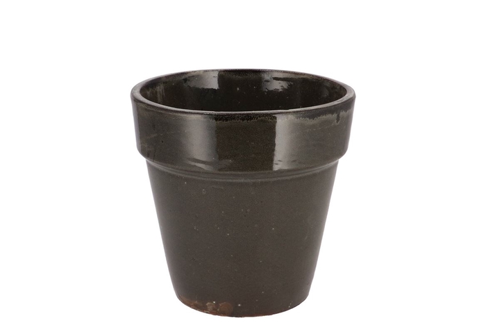Ebbi Moss Black Pot Glaze 14x14cm