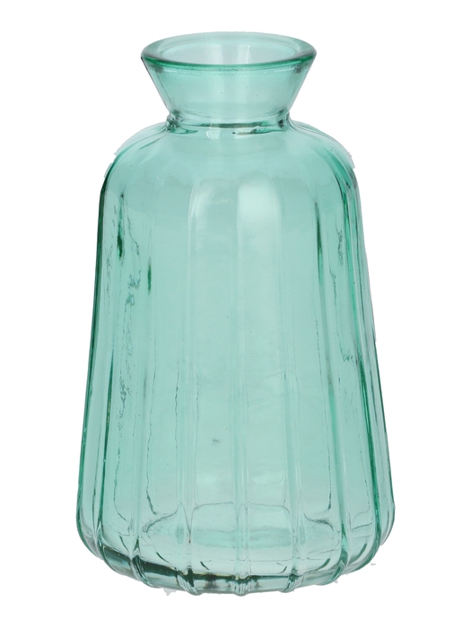 <h4>DF02-666116100 - Bottle Carmen d3.5/6.5xh11 turquoise transparent</h4>