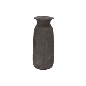 Bali Black Coal Vase 18x40cm
