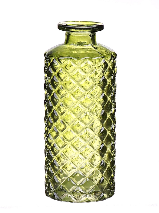 <h4>DF02-664113700 - Bottle Caro17 d5.2xh13.2 vintage green</h4>