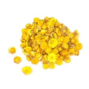 Helichrysum heads kg natural yellow