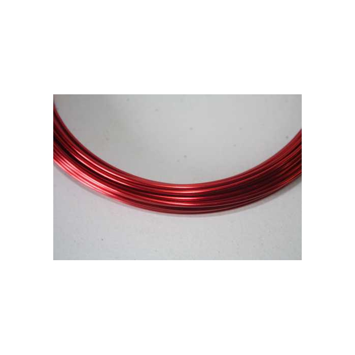 <h4>ALUMINIUM WIRE RED 2MM 12M 100GR</h4>