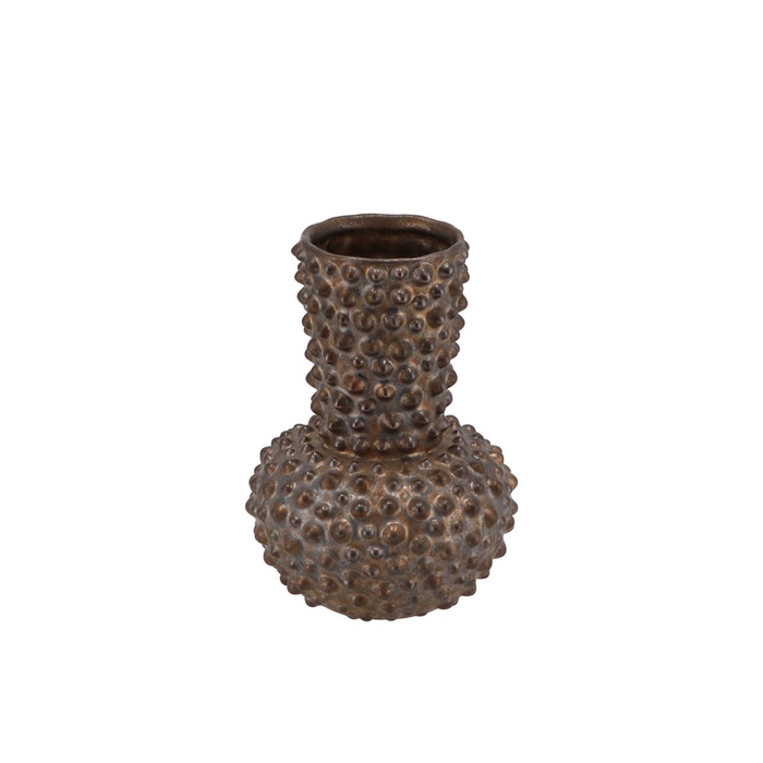 <h4>Djedda Vase Dots Bronze 13,5x19cm</h4>
