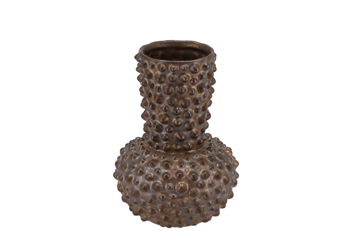 <h4>Djedda Vase Dots Bronze 13,5x19cm</h4>