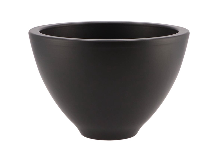 <h4>Vinci Matt Black Bowl Sphere Shaded 23x15cm</h4>
