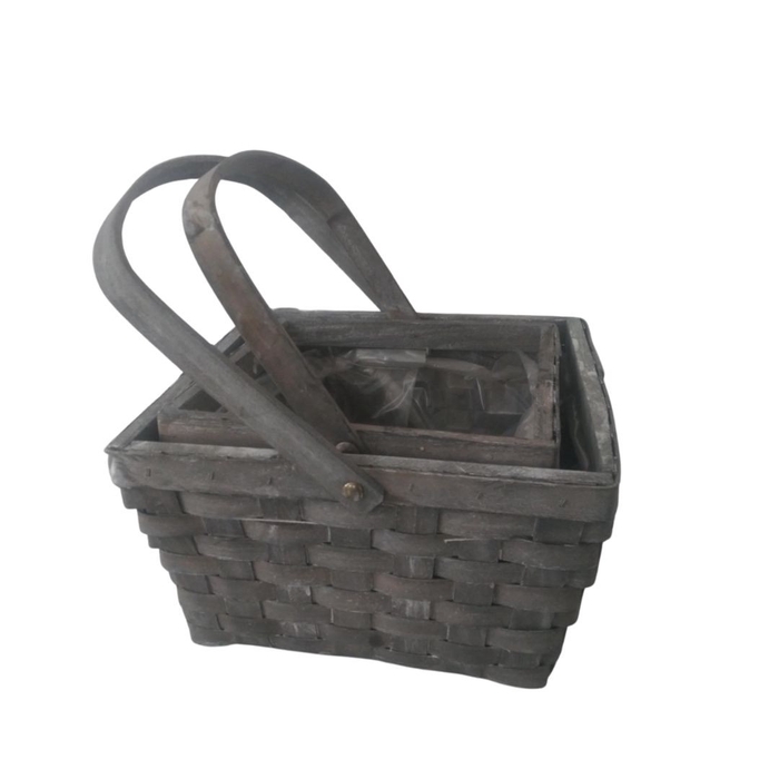 <h4>Basket sets Tray S/2 d26*26*14cm</h4>