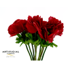 Artificial Soft Touch Anemone Red