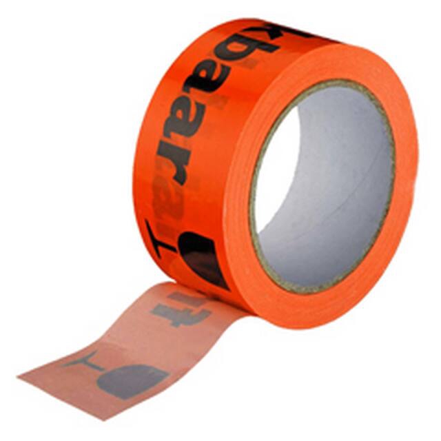 Tape  50mmx66m oranje Breekbaar