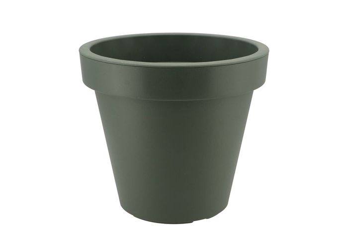 <h4>Plastic Green Pot Synthetic Wide Edge 35cm</h4>