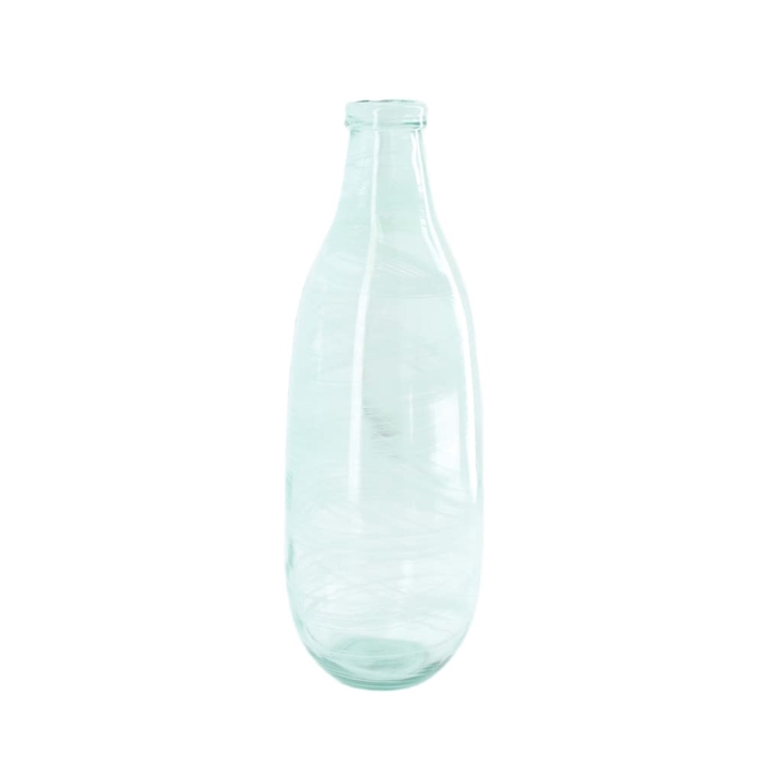 <h4>Glass Anne bottle recycled d15*40cm</h4>