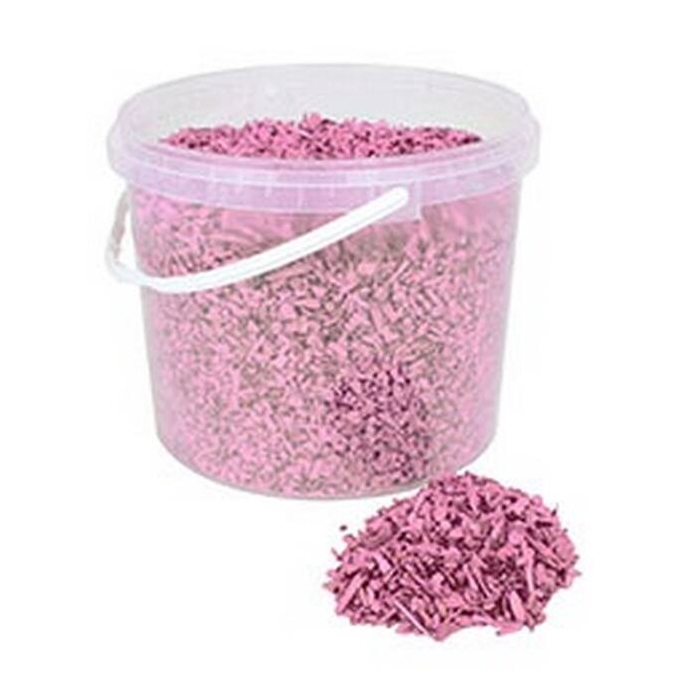 <h4>Houtsnippers 10 Ltr. Emmer Qc Frosted Roze</h4>