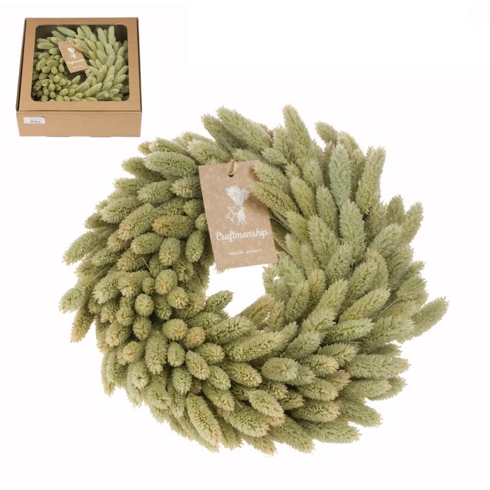 <h4>Wreath phalaris 30cm natural</h4>