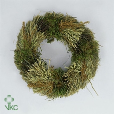 Wreath 30cm lagurus natural