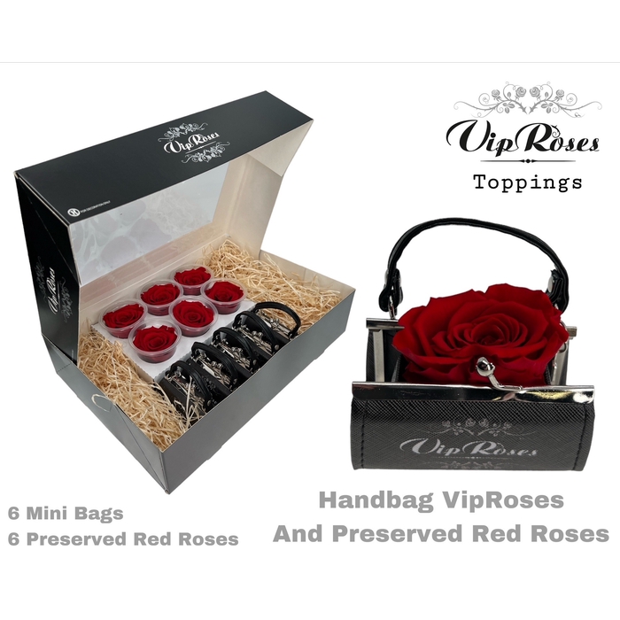 <h4>Handbag Vip Roses Preserved Red Rose</h4>