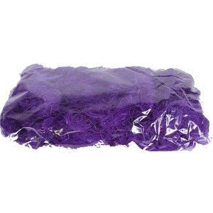 Coco fibre 250gram in poly Purple