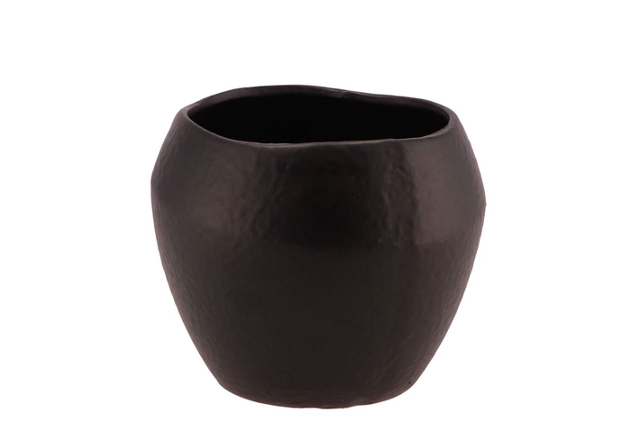 Amarah Black Pot Boule 16x13,5cm