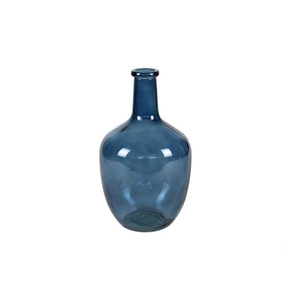 Bottle Glass H30 Blue 08079