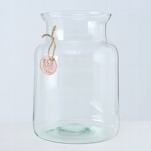 Vaas Eco-Glas, H 26 cm, Transparant