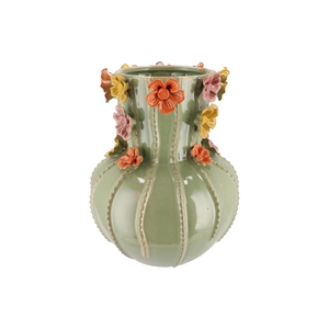 Flower Pistache Vase 26x33cm