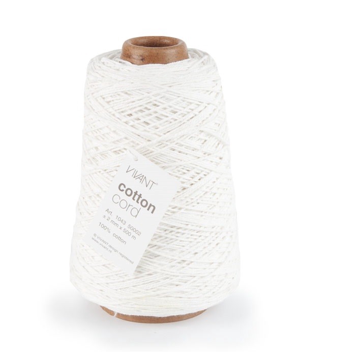 <h4>Draad Cotton cord 2mm 500m</h4>