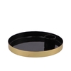 Amber Marrakech Black Candle Plate 12x12x2,5cm