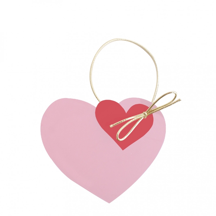 <h4>Moederdag Deco hanger hart gift 8cm</h4>