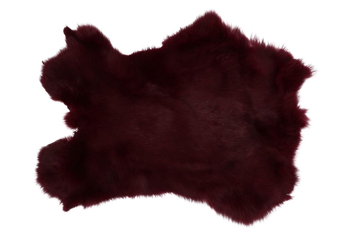 <h4>Fur Skin Aubergine 47x36cm</h4>