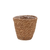 Seagrass Straw Basket Pot Brown 16x16cm