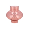 Mira Pink Glass Bulb Low Vase 30x30x30cm