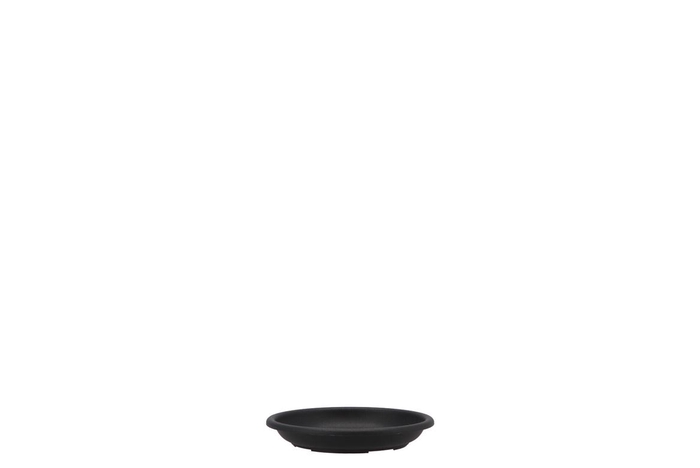 <h4>Flowermaterial Plastic Saucer 12cm Black Set Of 10</h4>