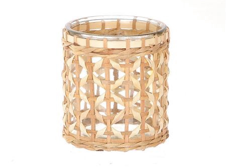 <h4>Deco Vase Wadai Natural Glass H17d16</h4>