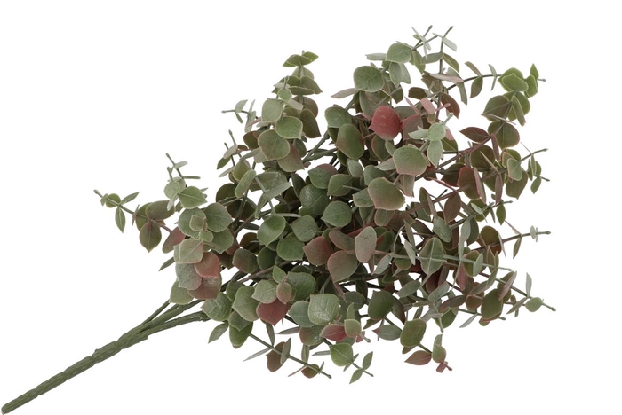 Silk Eucalyptus Green/purple 47cm