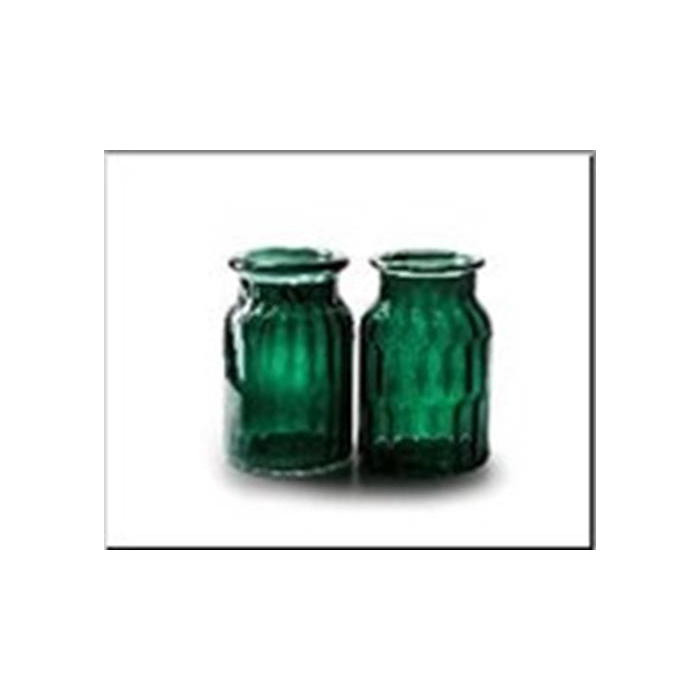<h4>Vase Bottle Ø11x18 Green Mix/2</h4>