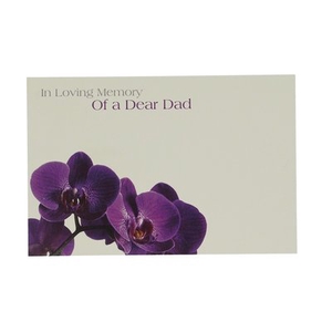 Labels cards 9 6cm x50 memory dad