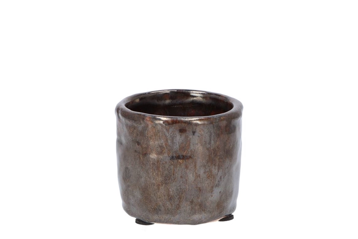 Iron Stone Metal Pot 9x8cm
