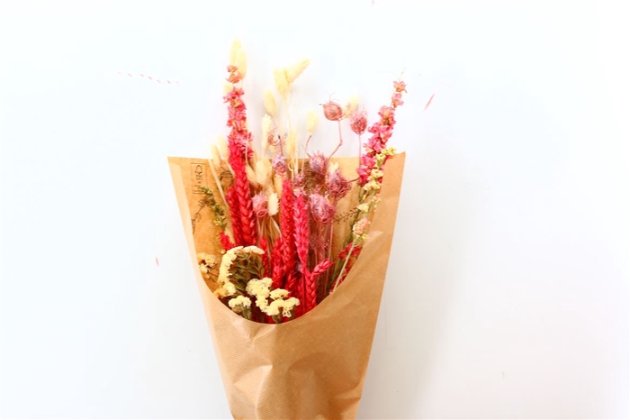 Dried Bouquet 4 Pink Bunch