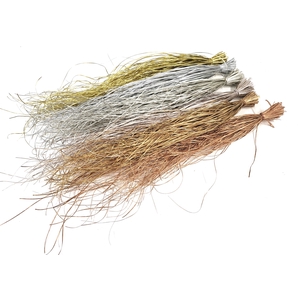 Beargrass dried per bunch Mixed colours Metallic