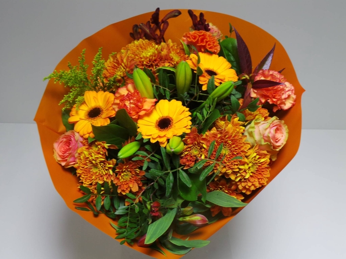 <h4>Bouquet biedermeier x-large orange</h4>