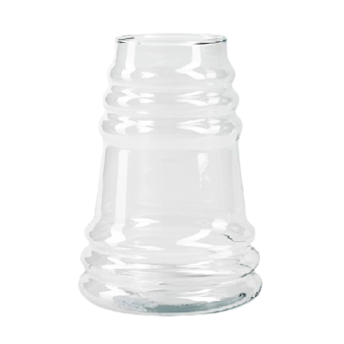 Glass Eco vase Riko d10/17*24cm